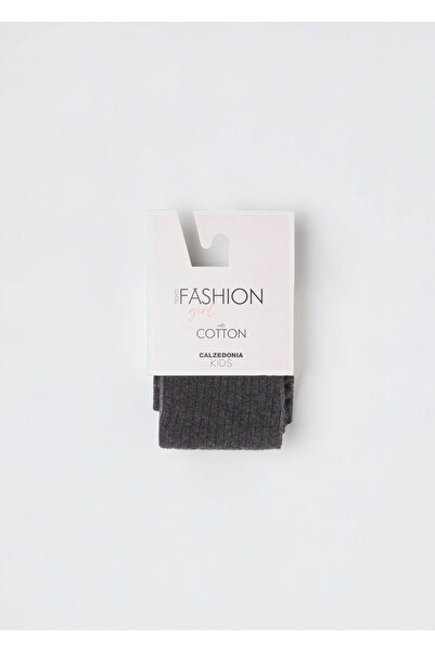 Calzedonia Ribbed Cotton Pantyhose Girls' Socks