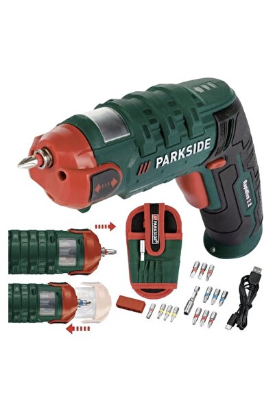PARKSIDE Cordless Screwdriver with Battery and Charger PARKSIDE® 4V Rapidfire 2.2