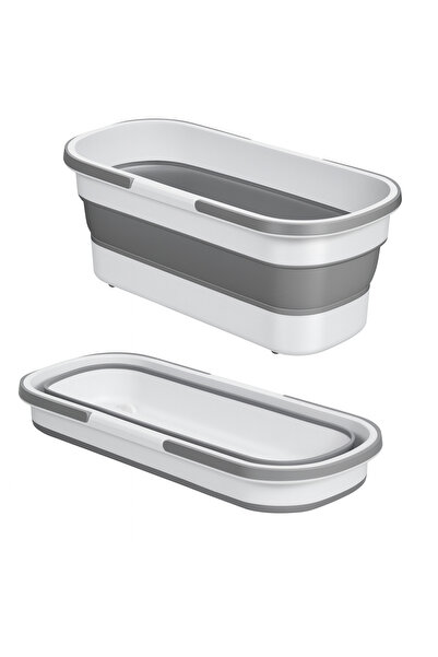 LEIHMANN Rectangular, portable folding bucket