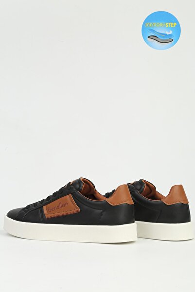 Benetton Men's Black and White Sports Shoes Imported Bni-12113