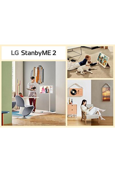 LG 27 inch StanbyME 2 Super Portable Touch Screen White