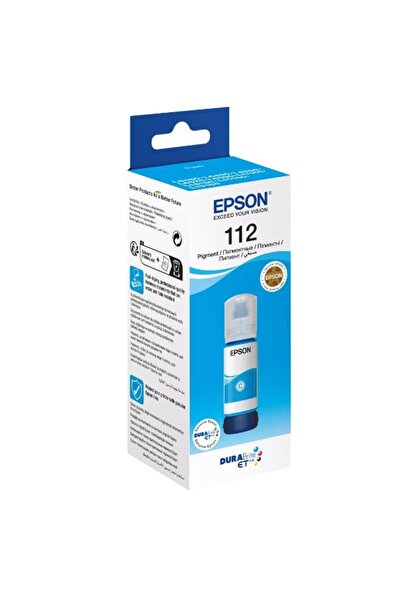 EPSON زجاجة حبر إيكوتانك ١١٢ | لون سماوي | C13T06C24A