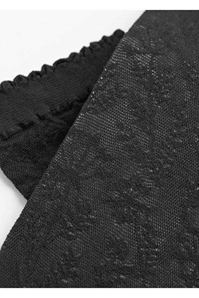 Calzedonia Floral Patterned Fishnet Socks