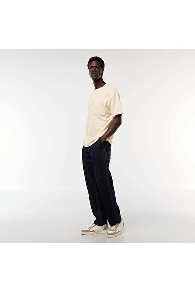 KIABI Carpenter-style denim trousers BLUE