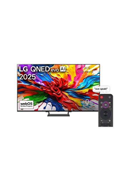 LG تلفزيون ذكي QNED evo AI QNED93 MiniLED 4K 120Hz مقاس 65 بوصة مع جهاز تحكم عن بعد سحري من Dolby webOS25 2025