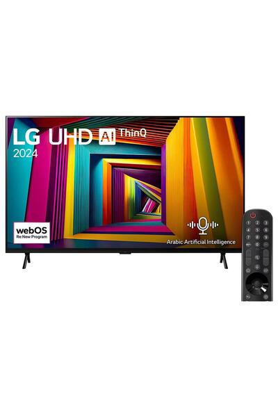 LG تلفزيون ذكي 98 بوصة UHD UT90 4K مع جهاز تحكم عن بعد AI Magic HDR10 webOS24 2024