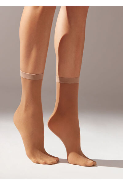 Calzedonia Eco Baklava Patterned Mesh Socks