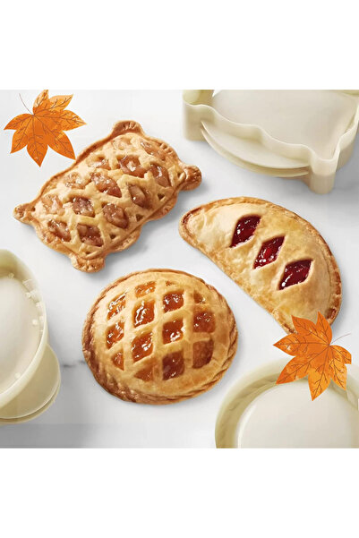 ORIGINAL DEALS Комплект от 3 форми за приготвяне на пайове, бутер тесто и щру...