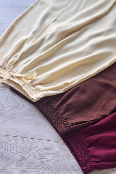 ANDE Modal Pantolon-Bordo