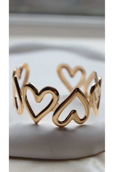 nevamor سوار ذهبي بتصميم قلب