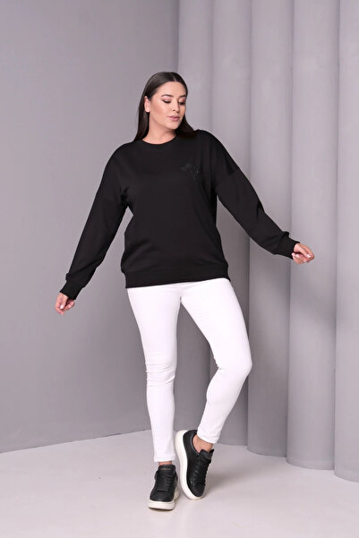 aytemas Tulle Ribbon Stone Printed Blouse