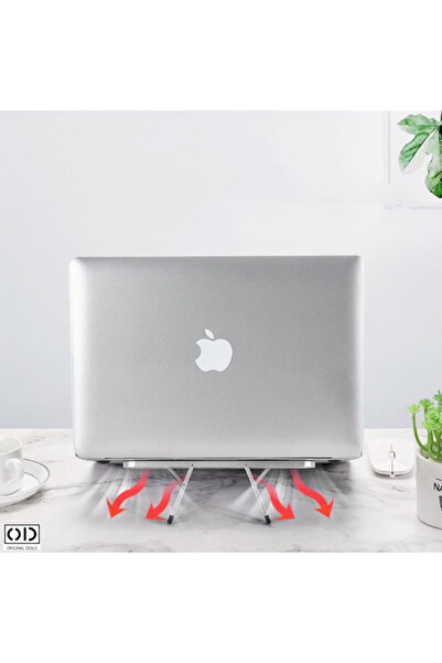 ORIGINAL DEALS Suport autoadeziv din aluminiu pentru notebook sau laptop, reg...