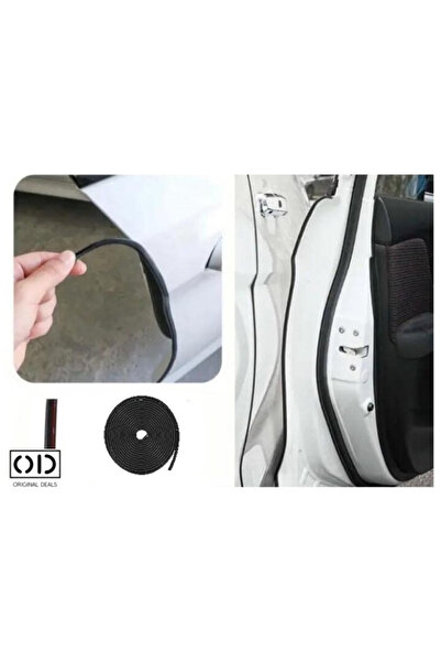ORIGINAL DEALS Bandă de protecție pentru ușă auto, cauciuc PVC, neagră, autoa...