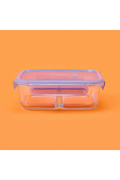 Paşabahçe Lockie&Lock Storage Container - Transparent / Blue - 1010 ml