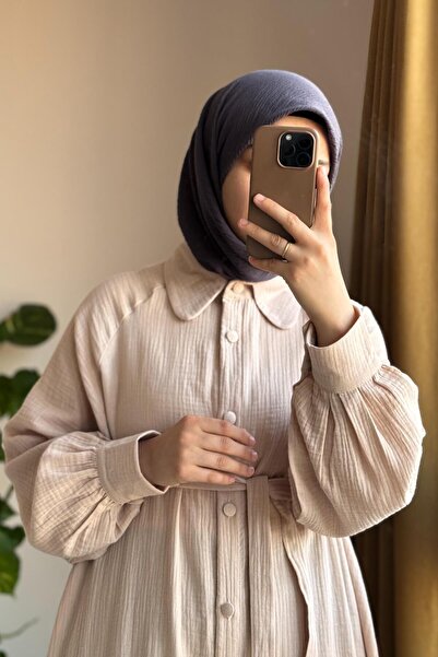 ANDE Kloş Müslin Ferace-Bej