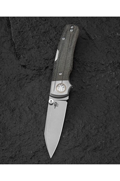 Bestech Knives BESTECH TONIC BT2204A Titanyum+Siyah Kanvas Micarta Kaplama Sap M390 Çelik Çakı