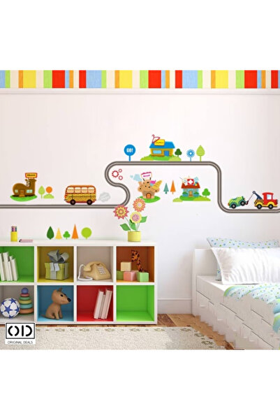 ORIGINAL DEALS Εκπαιδευτικό αυτοκόλλητο για παιδικό δωμάτιο, αυτοκόλλητο, κατ...