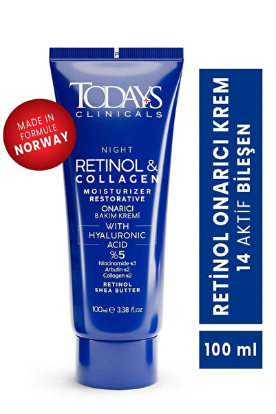 TODAYS CLİNİCALS Onarıcı Krem - Retinol Shea Butter Hyaluronic Acıd %5 Collagen % 2 Arbutin % 2