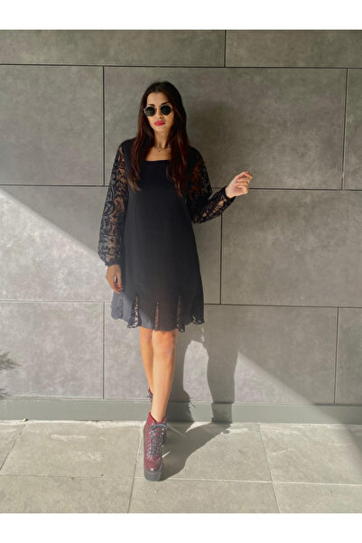 Kokosh moda DRESSIFY ΓΥΝΑΙΚΕΙΑ ΜΟΔΑ Γυναικείο μακρυμάνικο φόρεμα με στρογγυλή...