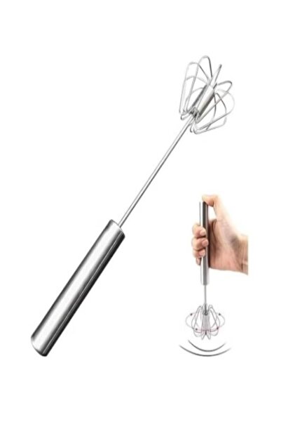 undefined Stainless steel hand whisk, egg beater