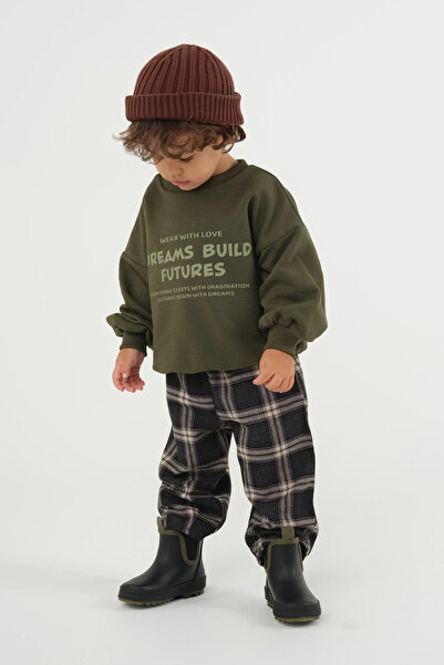 Mioma Kids Ekose Pantolon Antrasit