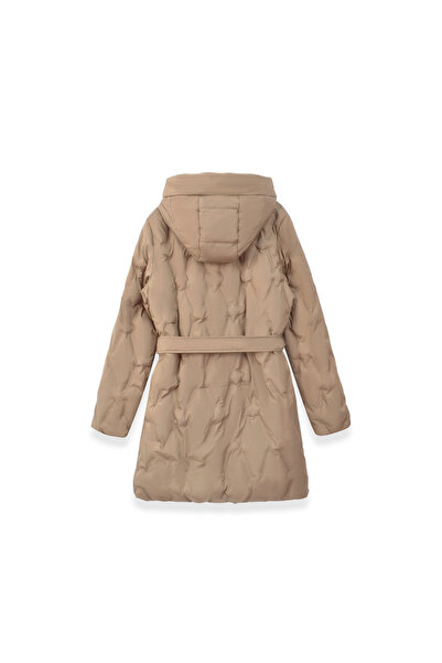 SETTY KOOP Women's Long Quilted Winter Coat with Hood – Warm Puffer Jacket with Adjustable Waist ladies jacket