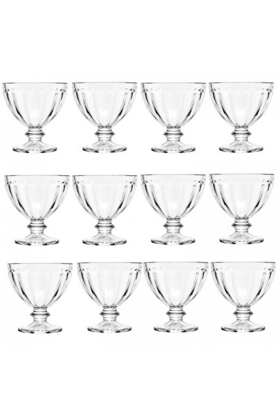 NADİR Set 12 cupe inghetata/desert TROPICA, 300ml, D10,2xh10,9cm, sticla