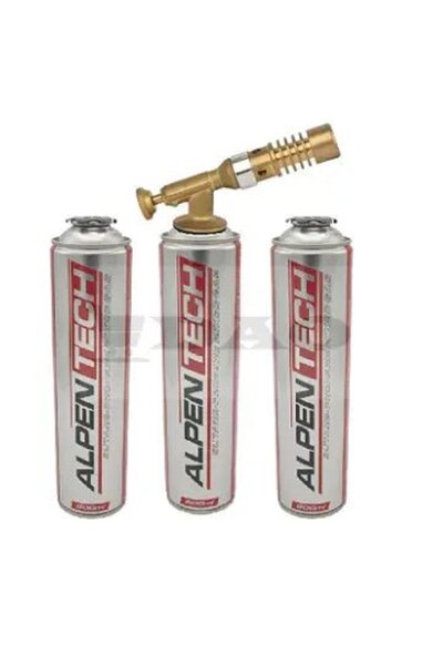 DAO Cap arzător alamă 7013 C DAO, reglaj tiraj, prindere cu filet tip Rothenberger, 3 rezerve 600 ml A