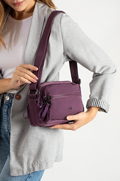 Çanta Trend Geantă de umăr din material textil din poliamidă, ultra-ușoară, f...