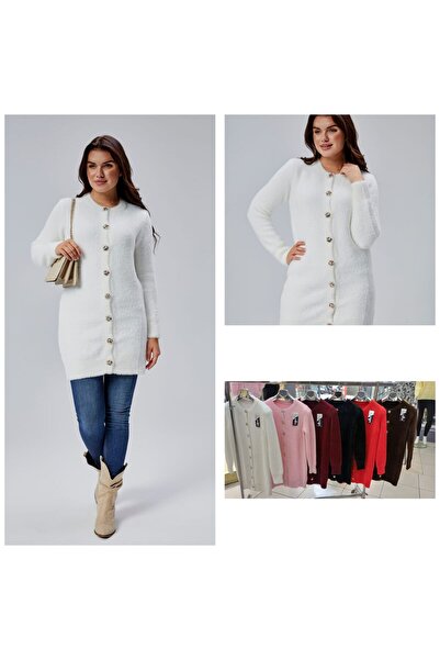 AybarsStore سترة نسائية طويلة ناعمة