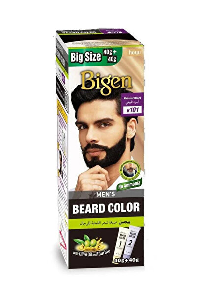 BİGEN Bigen Beard Hair Dye - Large Size 40+40g