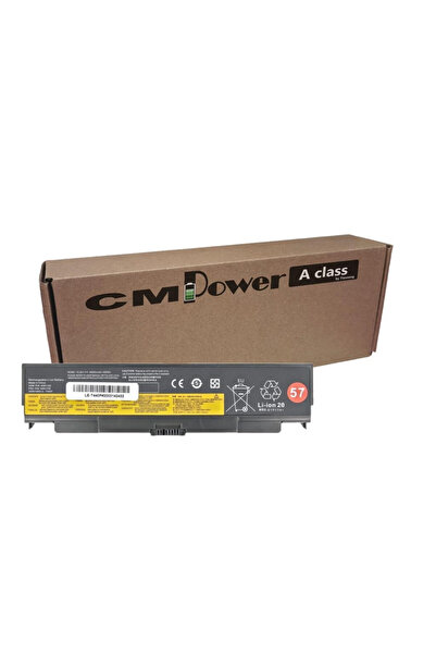 CM POWER Laptop battery compatible with Lenovo T440p, W540, 45N1148, 4400 (49 Wh)