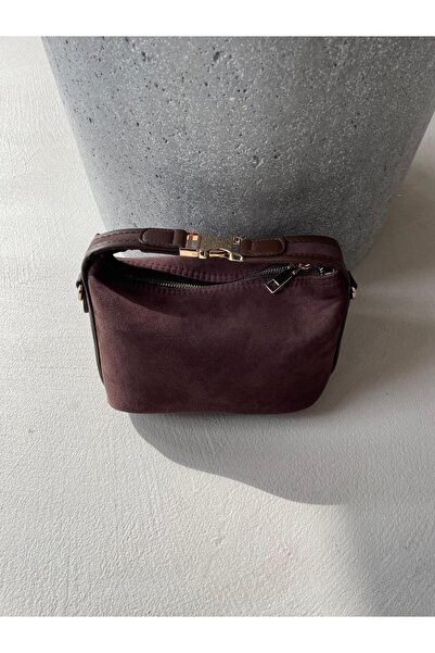 Senza Vedere Lyra Süet Çapraz Çanta