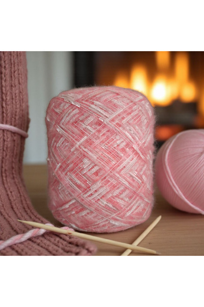 Kırlangıç Kid moher & kurdela karışımı tasarim el örgü ipi 210 gr