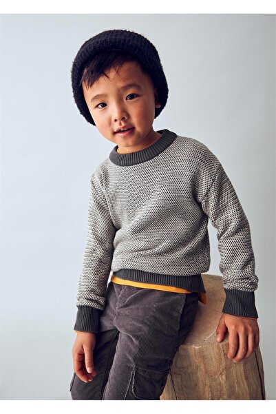 MAYORAL Boy's Patterned Sweater Smoked 4376