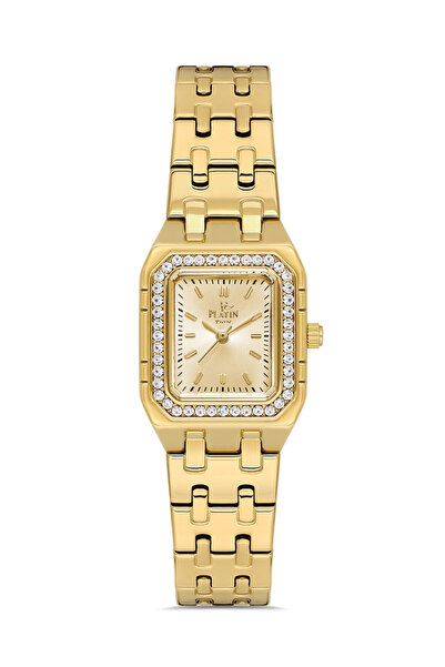 Platin Pierre ساعة يد نسائية مربعة HDS-PL-1179LA-B4