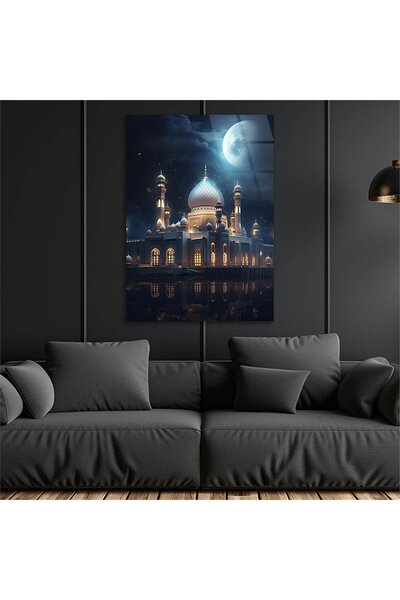 seninürünün Imprimare pe sticlă autentică, pictură verticală pe sticlă cu tem...