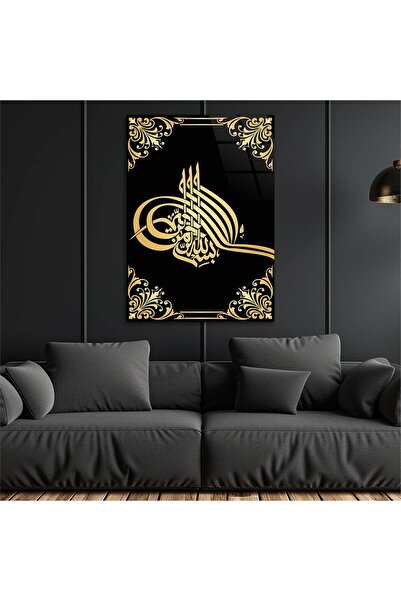 seninürünün Imprimare pe sticlă reală TABEL DE STICLA VISUALĂ CU TUGRA OTMANĂ...