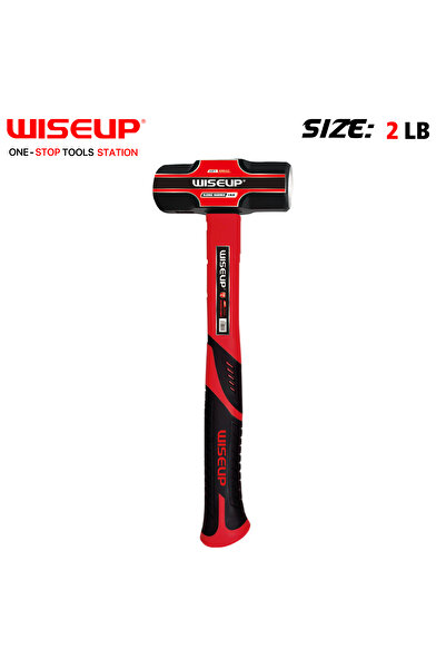 WISEUP مطرقة يد فيبر مربع LB 2