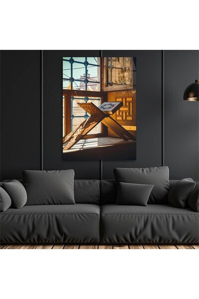 seninürünün Πίνακας σε γυαλί με κάθετη θρησκευτική θέματα, εκτύπωση σε γυαλί,...