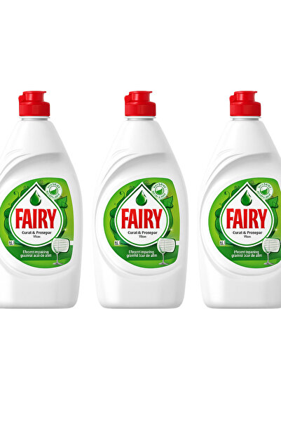 Fairy 3X - Detergent lichid pentru vase Fairy, aroma mar, 450 ml