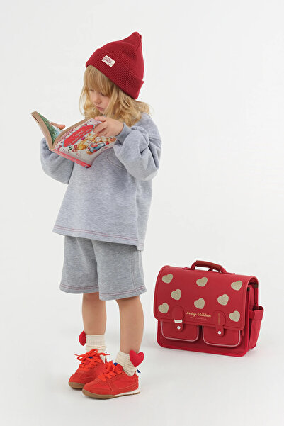 Mioma Kids Kırmızı Dikişli Şort