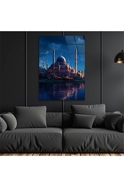 seninürünün Imprimare pe sticlă autentică, pictură verticală pe sticlă cu tem...