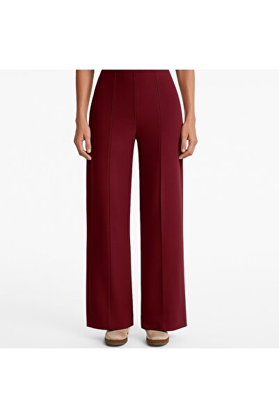 Patreon Modal Wide Leg Striped High Waist Soft Textured Elastic Waist Lycra Pants