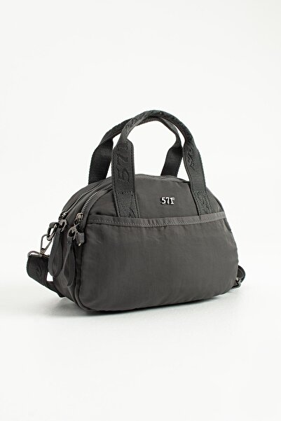 571 Collections Çanta Τσάντα ώμου και ώμου από υπερελαφρύ, αδιάβροχο ύφασμα πολυαμιδίου με απαλή υφή Γκρι Μοντέλο: (571-13-14H)