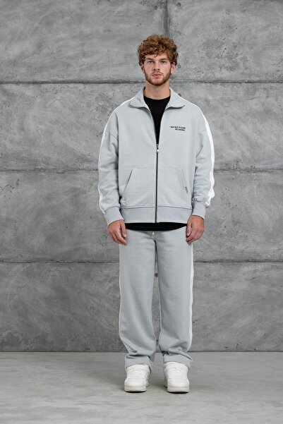 NOMARC Gray Nmrc 404 Not Found Printed Oversize Tracksuit Set