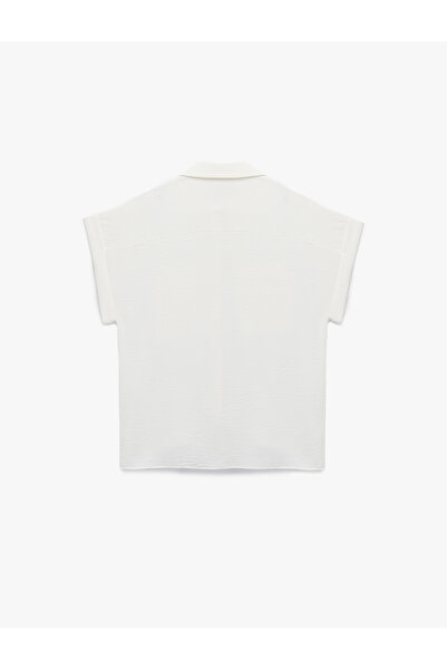 Koton Regular Fit Short Sleeve Shirt with Flap Pocket Detail