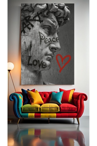 özkacar STATUIE DE ARTĂ MODERNĂ V7 Decorare pentru perete acasă Salon de înfr...