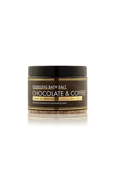 Lotus Cosmetics Sare de baie cu ciocolată și cafea LUXURY SPA DERMOACTIVE 600 g