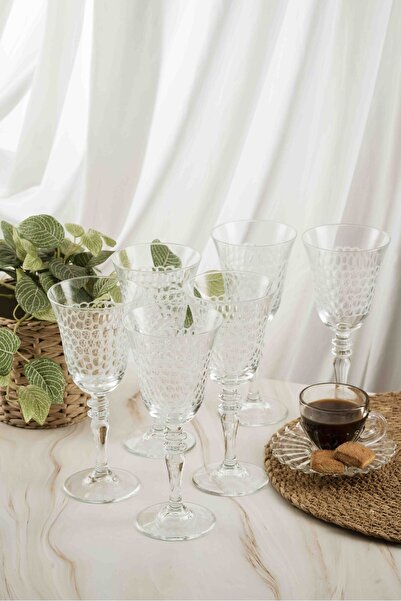 crystalhome Set of 6 Coffee Side Water Glasses